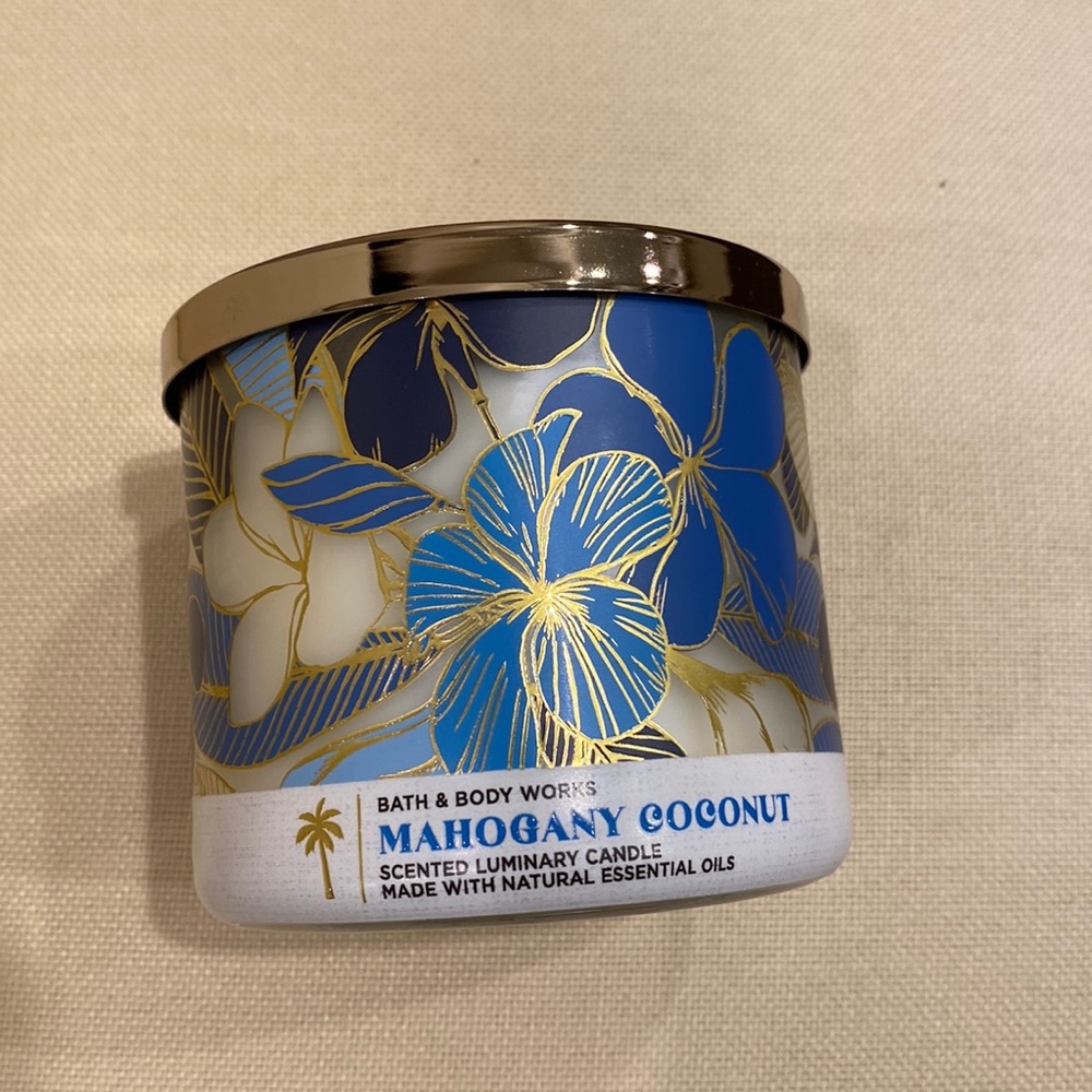 Bath & Body Works Mahogany Coconut Candle